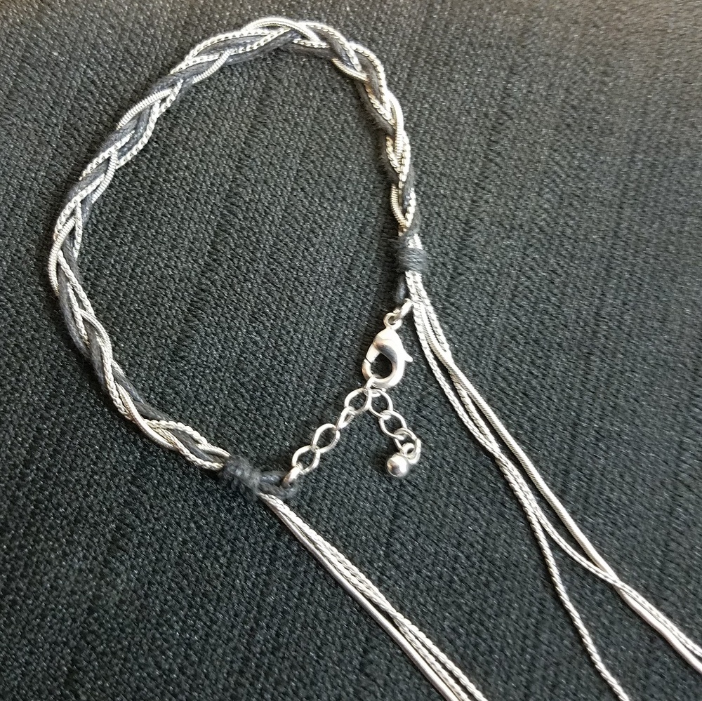 Vintage braided chain bracelet